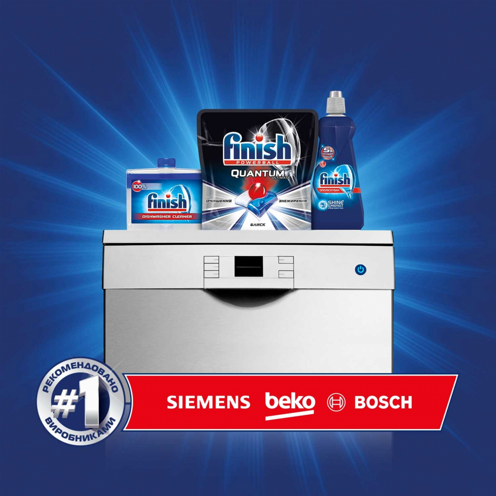 Таблетки для посудомийних машин Finish All in 1 Max 13 шт. (5900627067057) - зображення 2