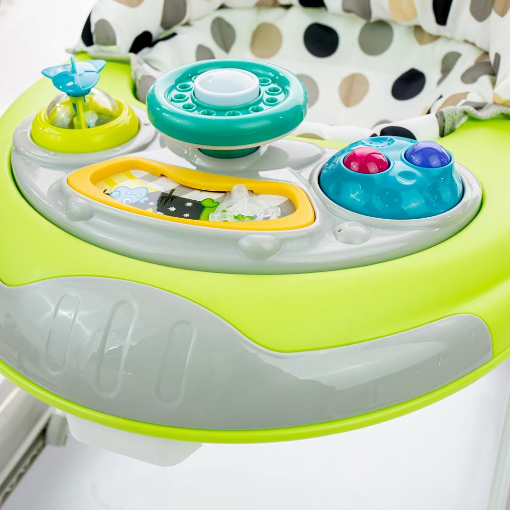 Ходунки BabyHit BG-1526 Funny Grey-Green (73786) - изображение 4