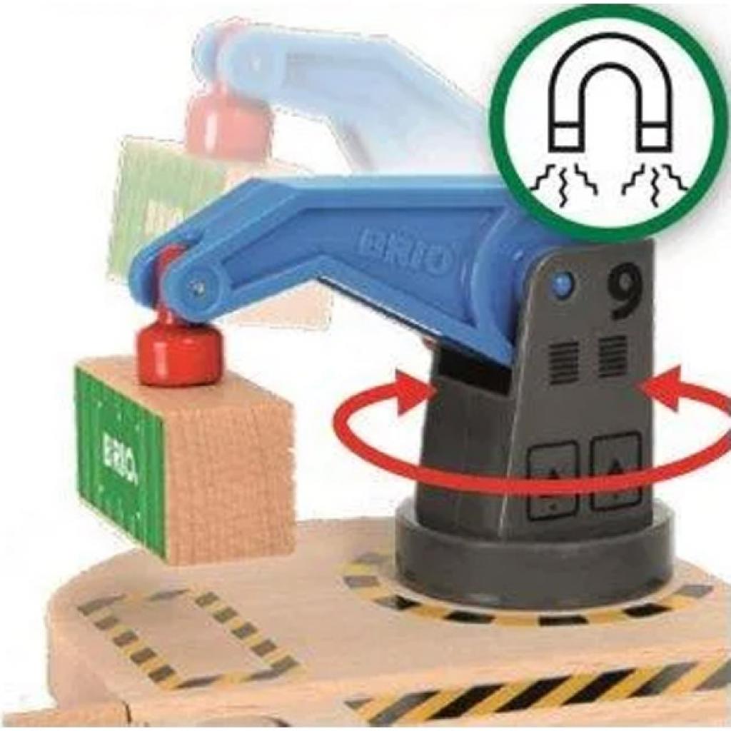 Залізниця Brio World МТК Підйомний кран, що обертається (33866) - зображення 3