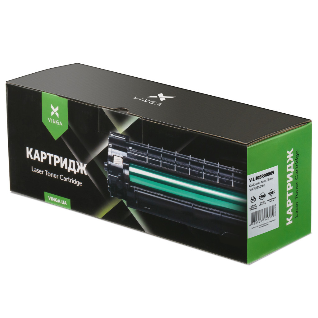 Картридж Vinga XEROX Phaser 3140/3155/3160 2.5K (V-L-108R00909) - зображення 4