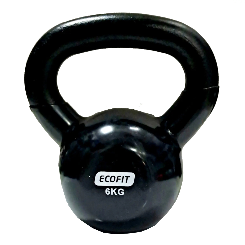 Гиря Ecofit MD2201 6кг PVC+Iron (23689) - зображення 1