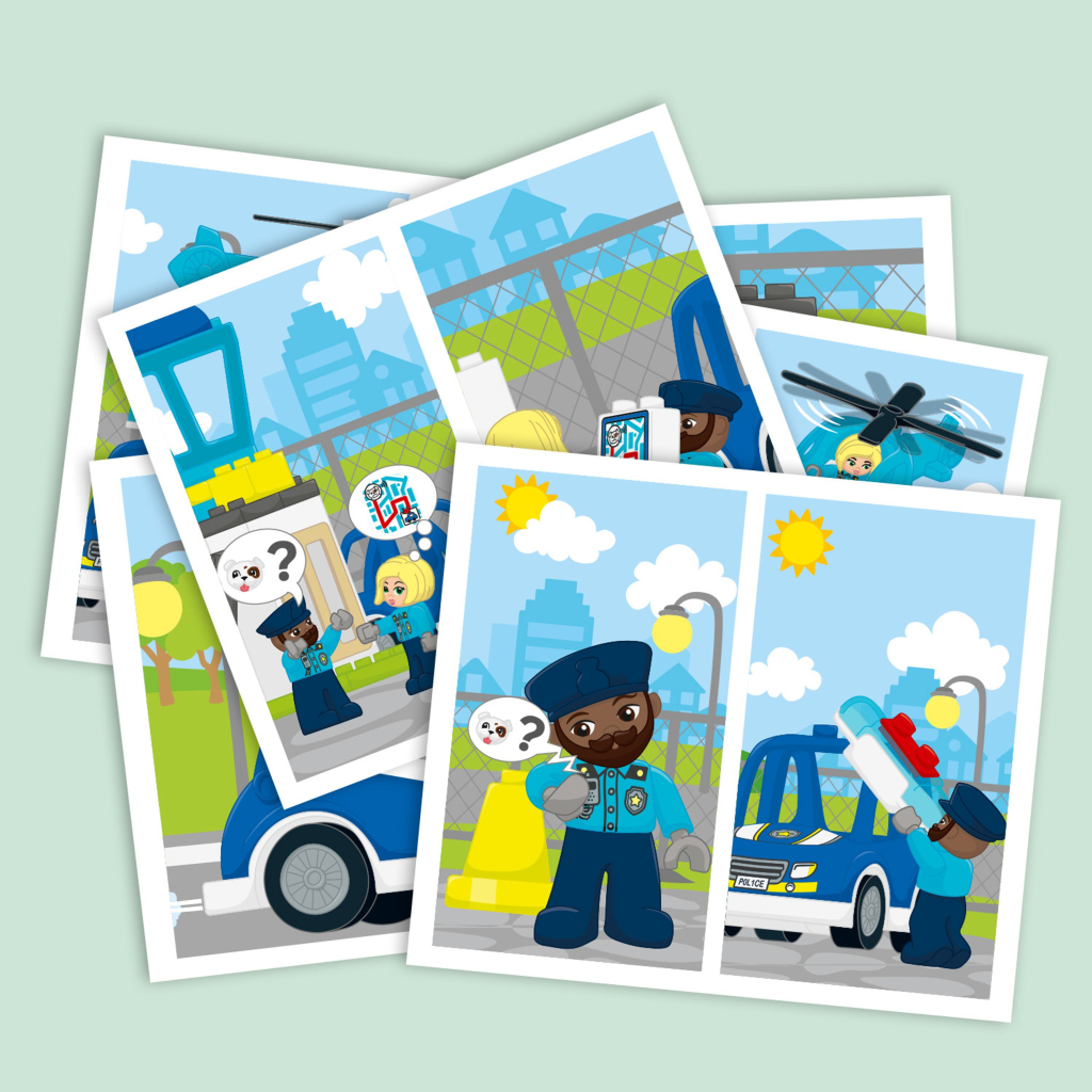 Конструктор LEGO DUPLO Town Поліцейська ділянка та вертоліт 40 деталей (10959) - зображення 8