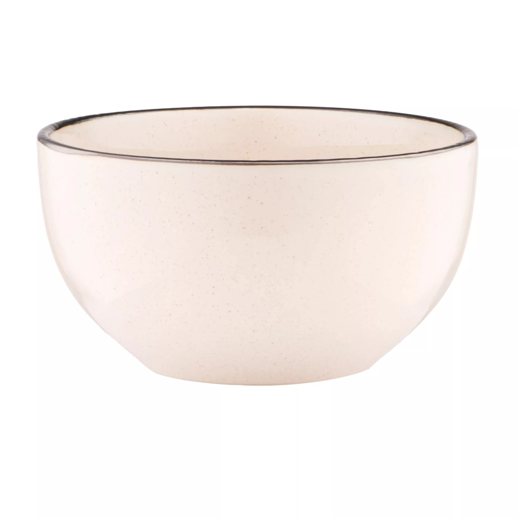 Салатник Ardesto Emilia 610мл, 14см, кераміка, бежевий (AR0714EBG) - зображення 1