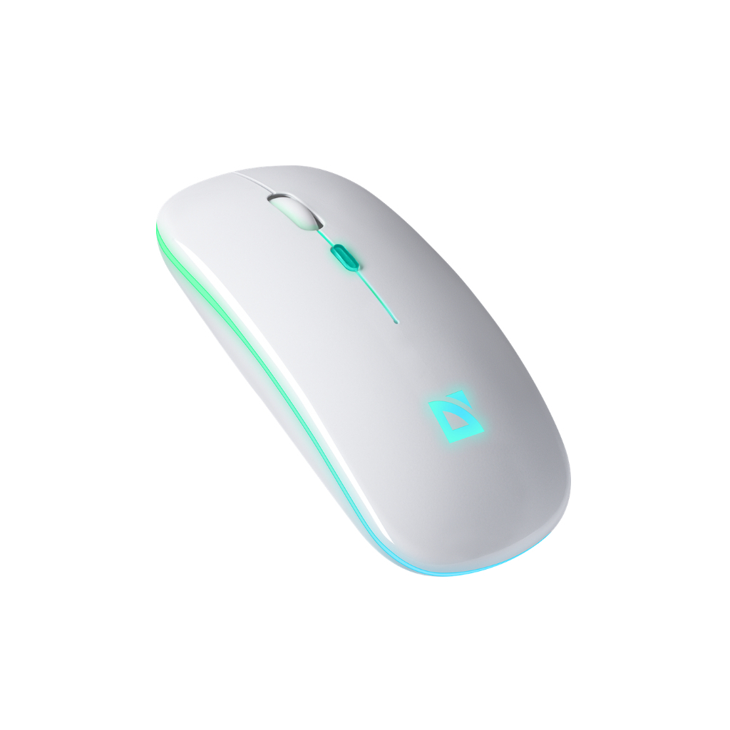 Мишка Defender Touch MM-997 Silent Wireless RGB White (52998) - зображення 3