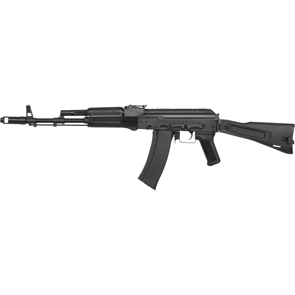 Гвинтівка страйкбольна LCT АК-74М Polymer Black AEG (LCK74MN AEG) - зображення 1