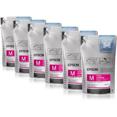 Контейнер з чорнилом Epson SC-F6000/7000 UltraChrome DS Magenta (1Lx6packs) (C13T741300) - зображення 1