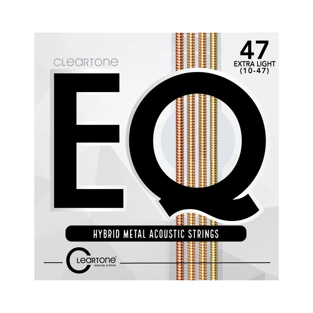 Струни для гітари Cleartone EQ Hybrid Metal Acoustic Ultra Light (10-47) (7810) - зображення 1