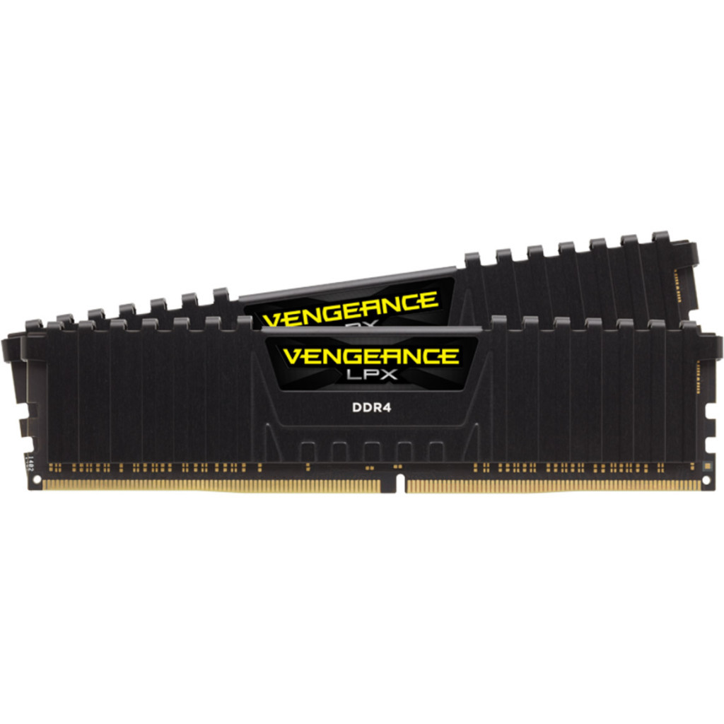 Модуль пам'яті для комп'ютера DDR4 16GB (2x8GB) 2666 MHz Vengeance LPX Corsair (CMK16GX4M2D2666C16) - зображення 1