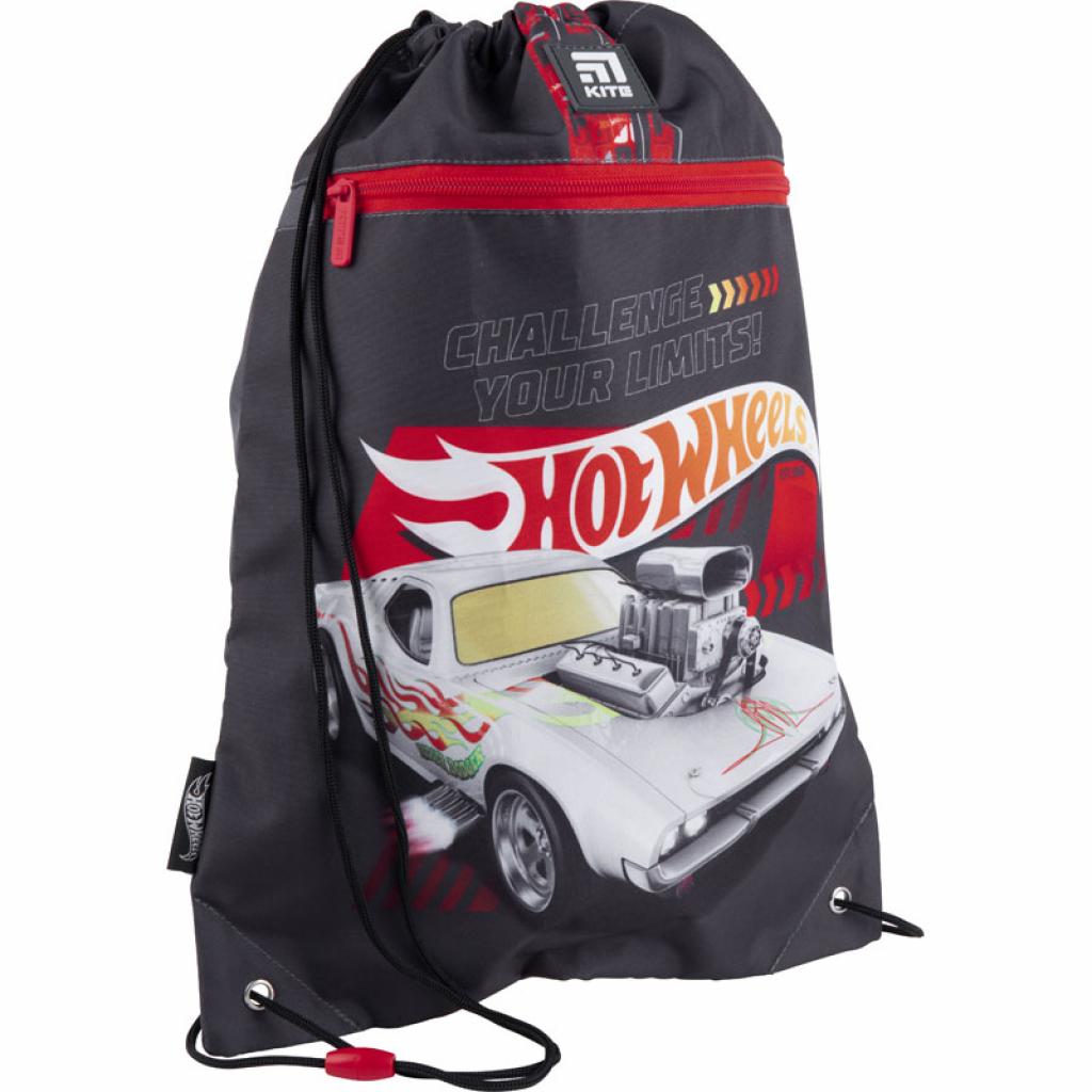 Сумка для взуття Kite Education Hot Wheels з кишенею (HW21-601M-2) - зображення 3