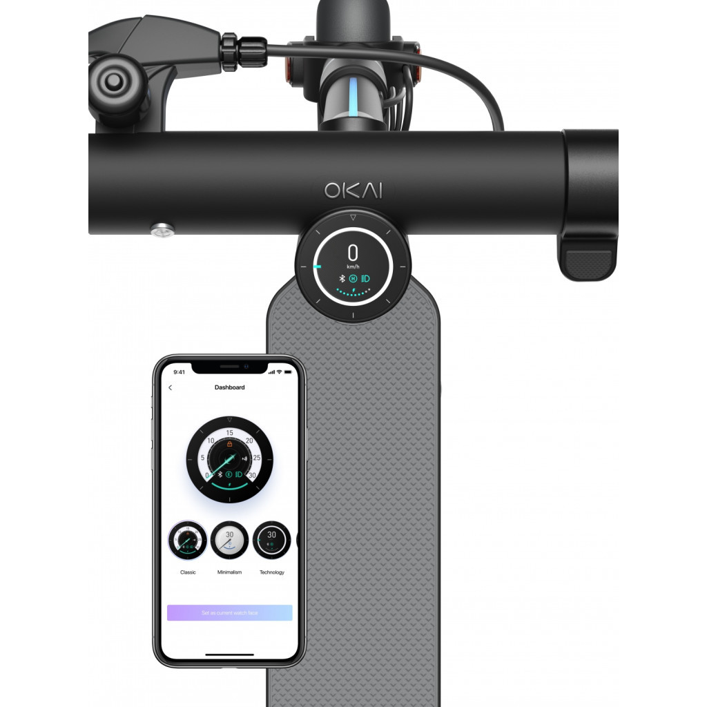 Електросамокат OKAI ES30-NEON Pro Black (ES30-B) - зображення 7