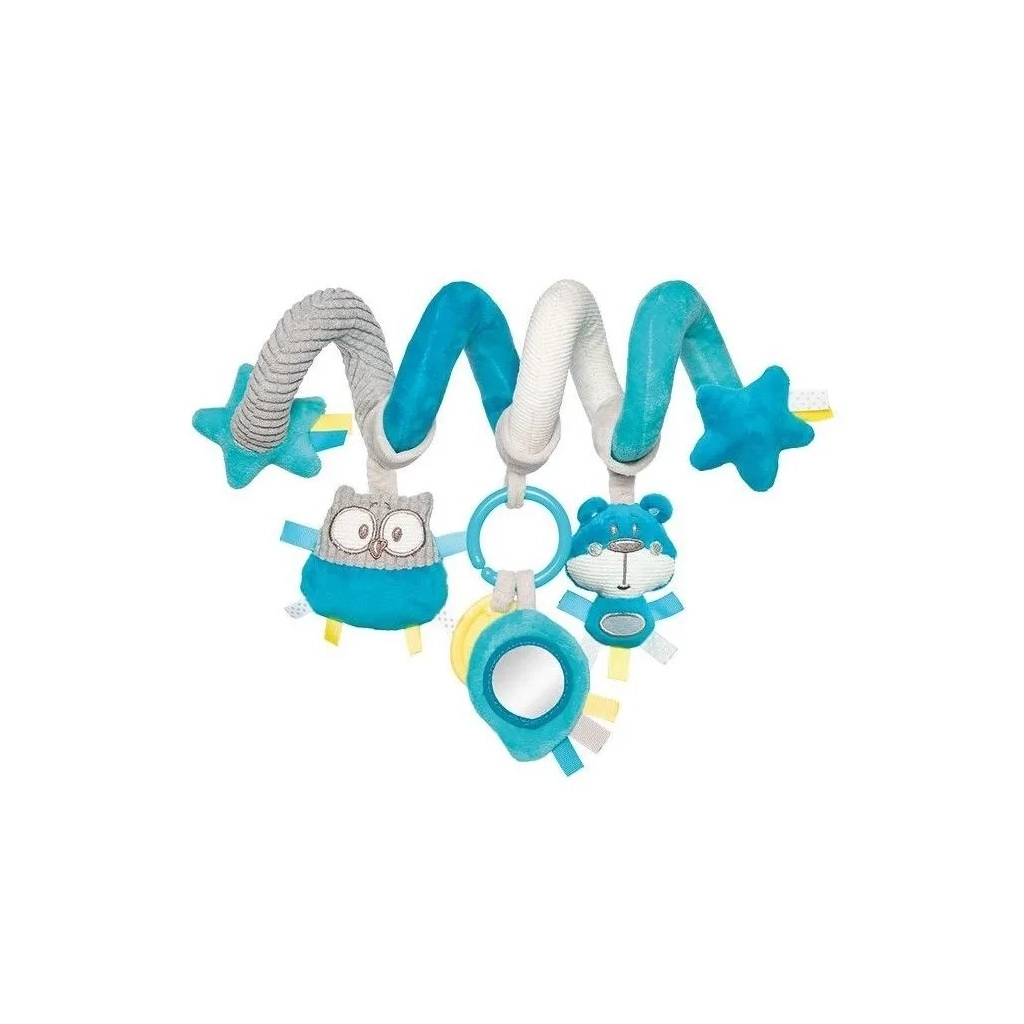 Іграшка на коляску Canpol Babies м яка спіраль бірюзова (68/064_tur) - зображення 1