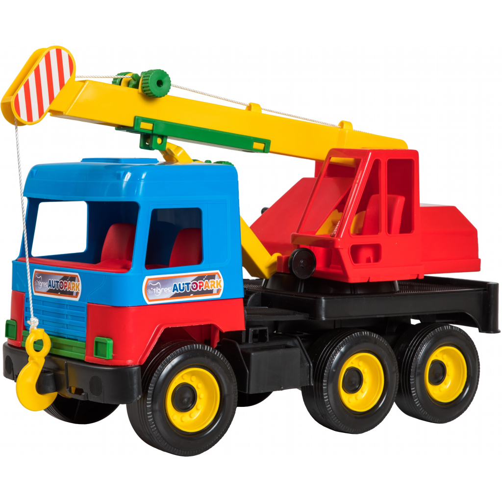 Спецтехніка Tigres "Middle truck" кран жовтий (39226) - зображення 1