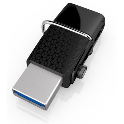 USB флеш накопичувач SanDisk 16GB Ultra Dual OTG for Android Black USB 3.0 (SDDD2-016G-G46) - зображення 3
