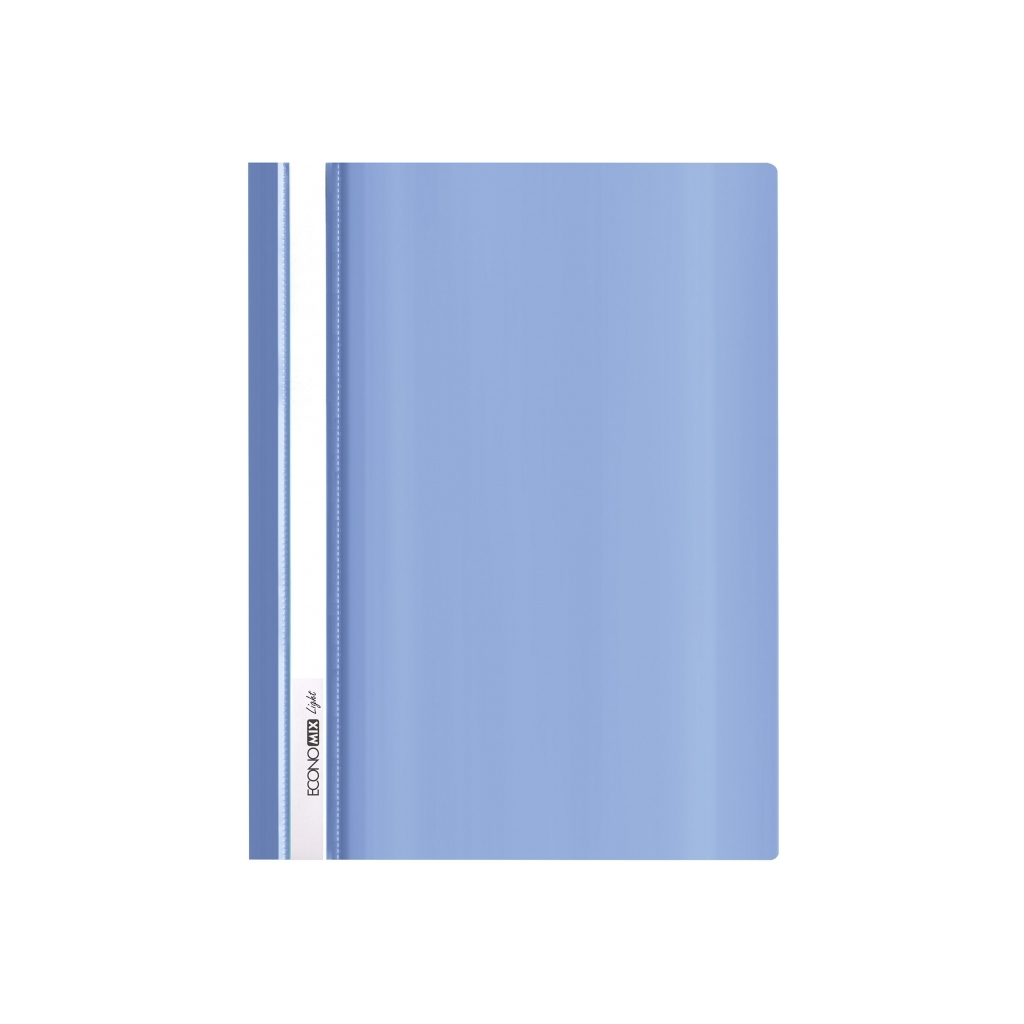 Папка-швидкозшивач Economix А4 Light без перфорації, синя (E38503-02) - зображення 1