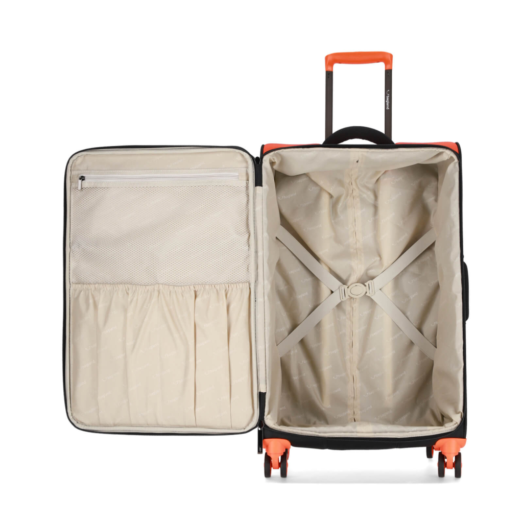 Валіза Bagland Stella велика 77 л помаранчева (1143021830) - зображення 6