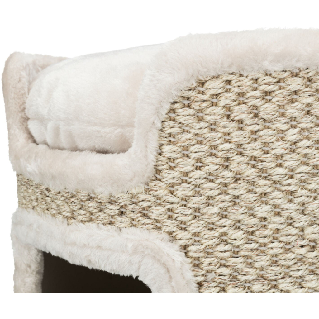 Дряпка (кігтеточка) для котів Trixie Башта Ria 37х37 см світло-сіра (4011905447063) - изображение 4