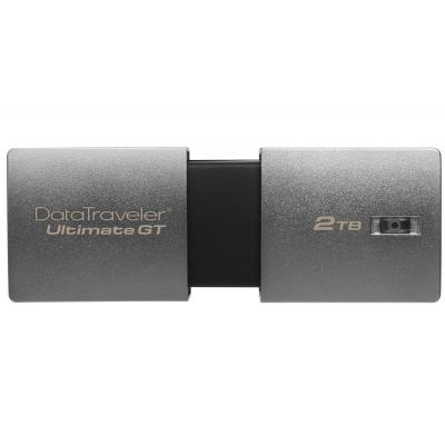 USB флеш накопичувач Kingston 2TB DataTraveler Ultimate GT Metal Silver USB 3.1 (DTUGT/2TB) - зображення 1