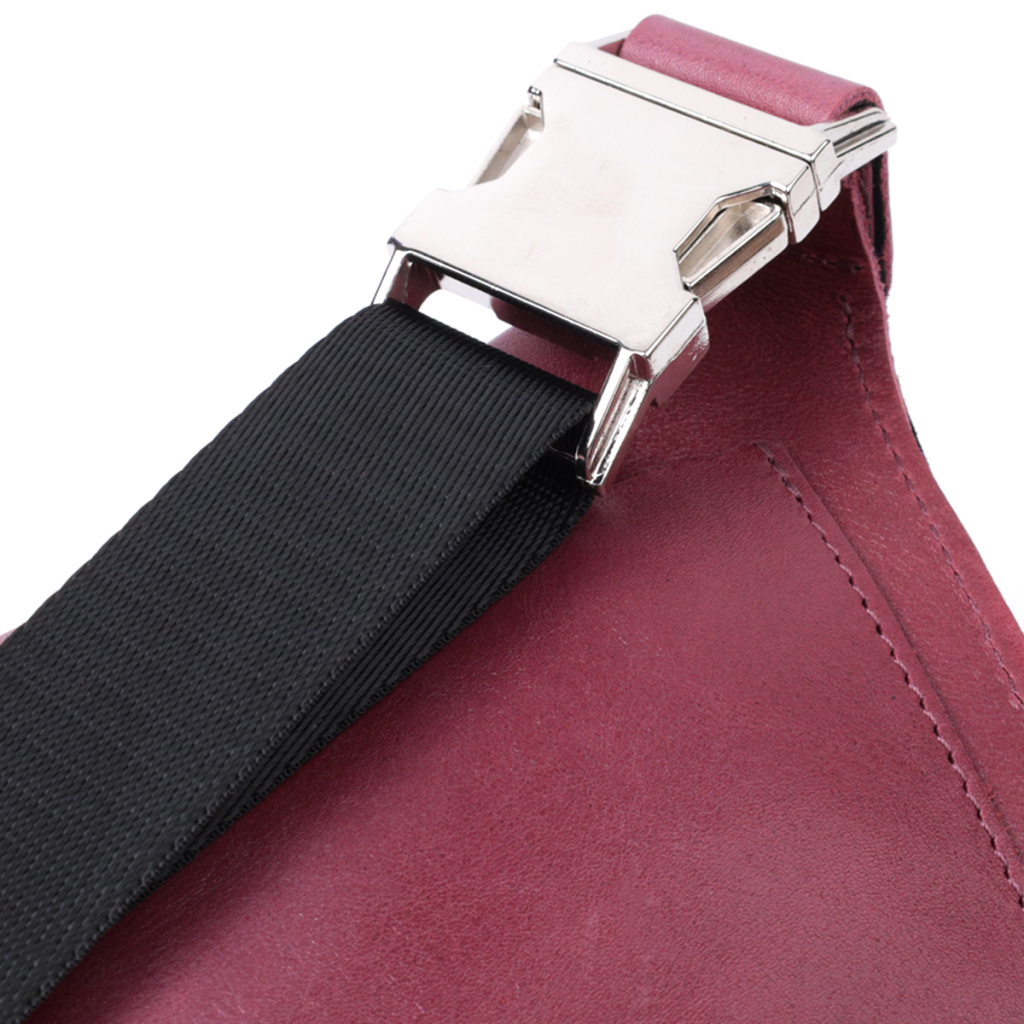 Сумка Grande Pelle Бананка з натуральної шкіри Рожева (22815) - зображення 5