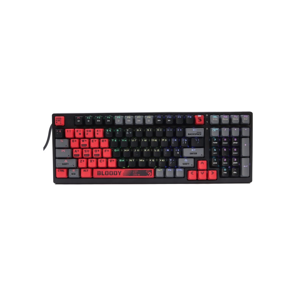 Клавіатура A4Tech Bloody S98 RGB BLMS Red Switch USB Sports Red (4711422002737) - зображення 1