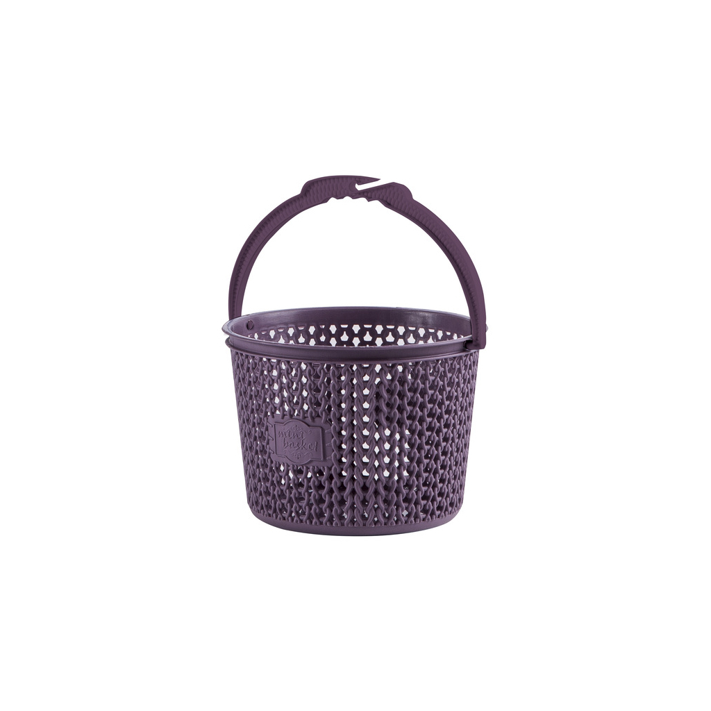 Кошик для зберігання Violet House Віолетта для прищіпок Plum 2 л (0027 Віолетта PLUM д/прищ 2 л) - зображення 1