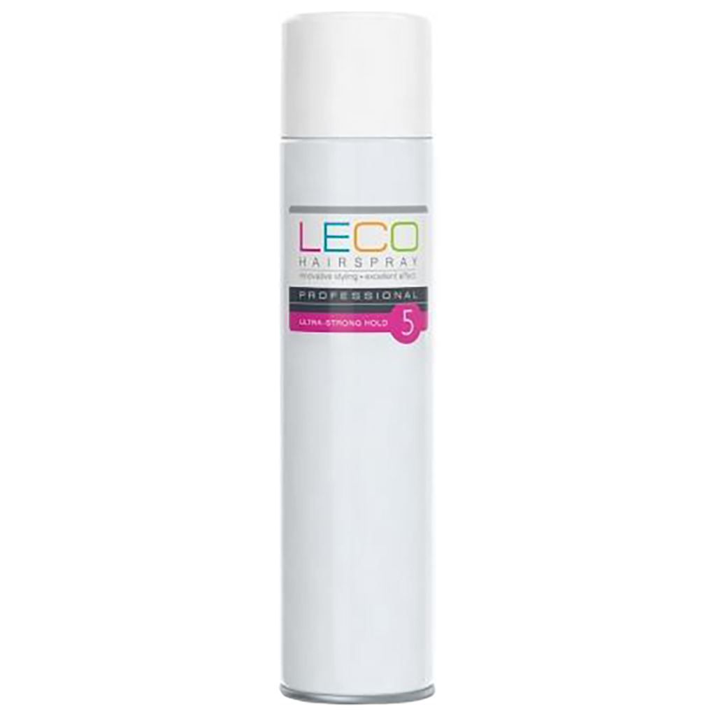 Лак для волосся Leco 5 Ультрасильна фіксація 600 мл (XL 20103) - зображення 1