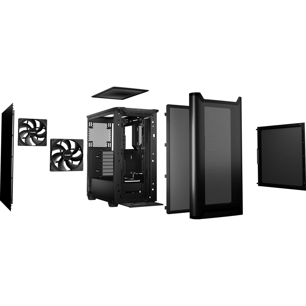 Корпус Be quiet! PURE BASE 501 Airflow чорний (BG074) - зображення 6