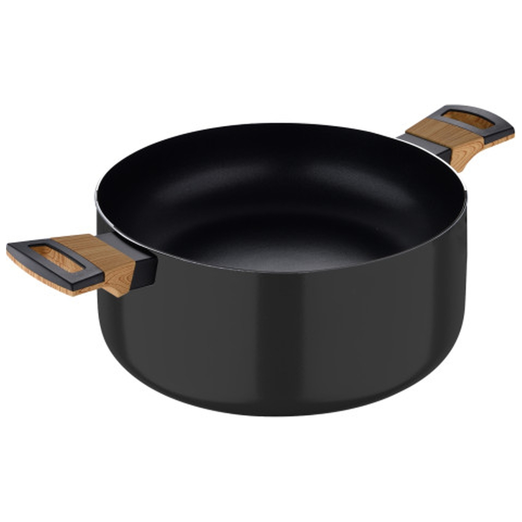 Каструля Bergner Earth black, з кришкою 24 см, 4.3 л (BG-32036-BK) - зображення 3