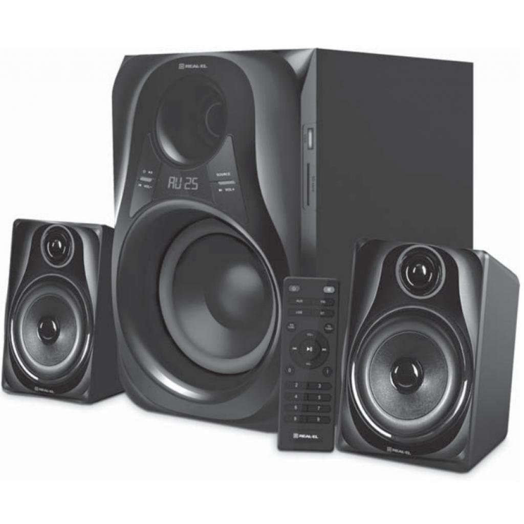 Акустична система REAL-EL M-380 Black - зображення 1