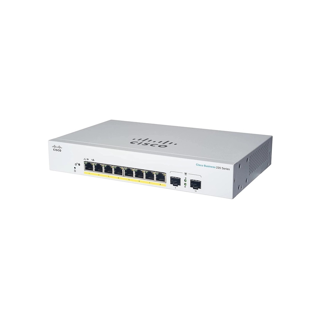 Комутатор мережевий Cisco CBS220-8P-E-2G-EU - зображення 2