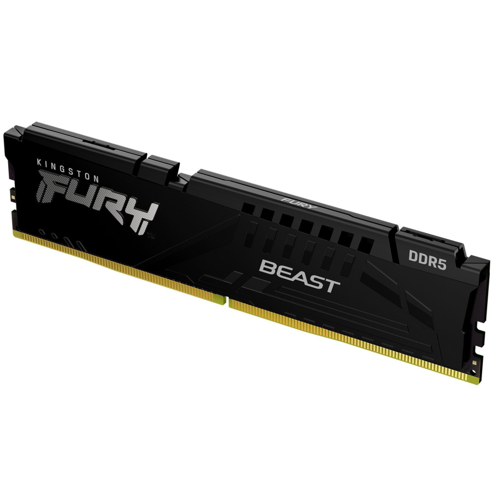 Модуль пам'яті для комп'ютера DDR5 32GB 4800 MHz Beast Black Kingston Fury (ex.HyperX) (KF548C38BB-32) - зображення 2