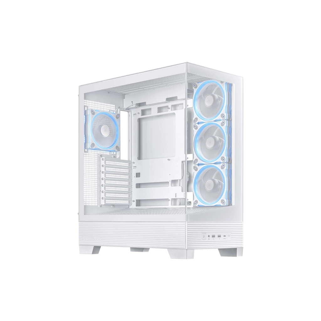 Корпус ASUS A31 Plus White Tempered Glass (90DC00R3-B19000) - зображення 3