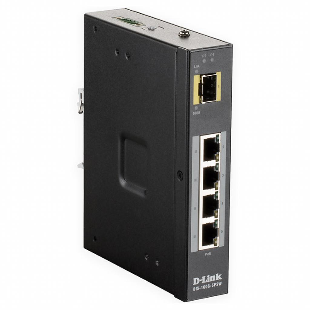 Комутатор мережевий D-Link DIS-100G-5PSW - зображення 1