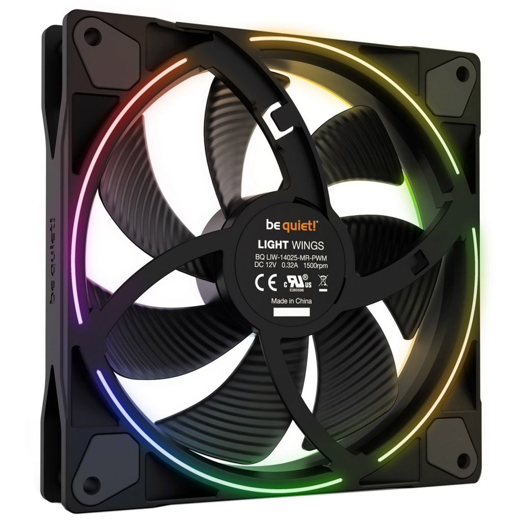 Кулер до корпусу Be quiet! Light Wings 140mm PWM (BL074) - зображення 2