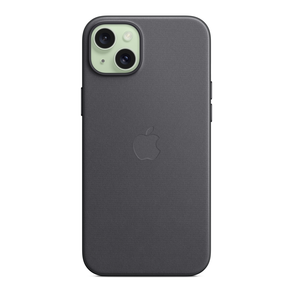 Чохол до мобільного телефона Apple iPhone 15 Plus FineWoven Case with MagSafe Black (MT423ZM/A) - зображення 4