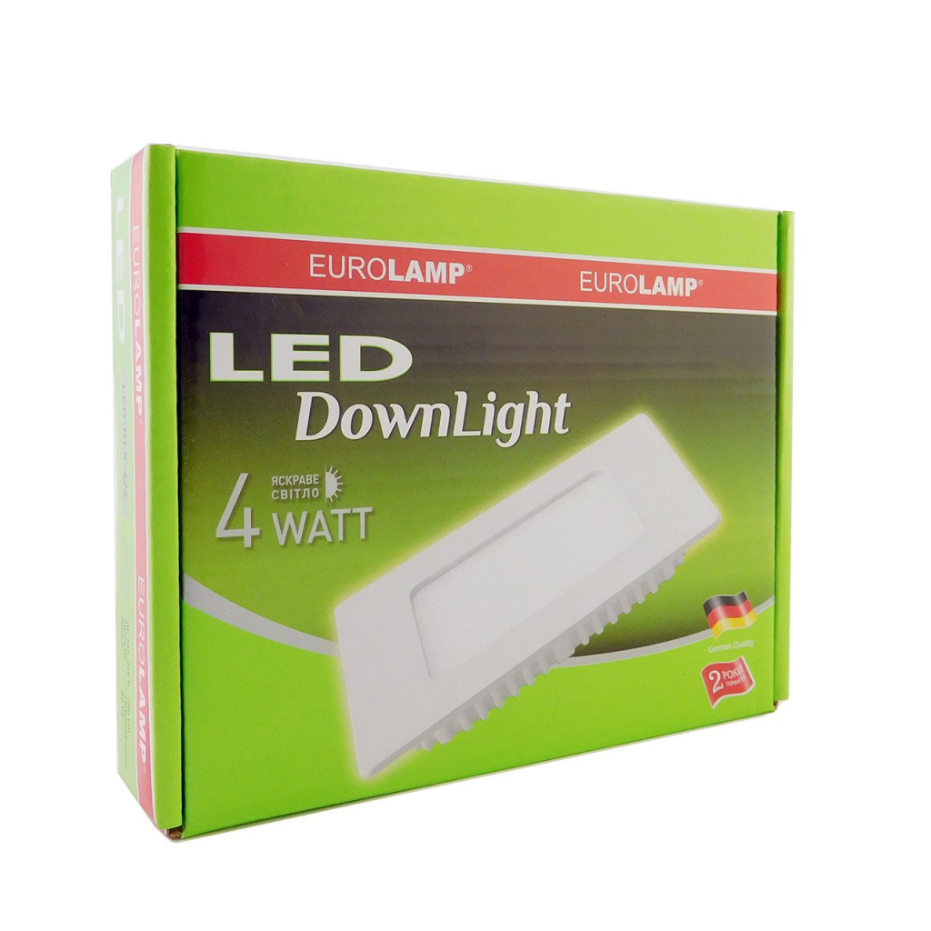 Світильник Eurolamp Downlight 4W 4000K (LED-DLS-4/4) - зображення 3