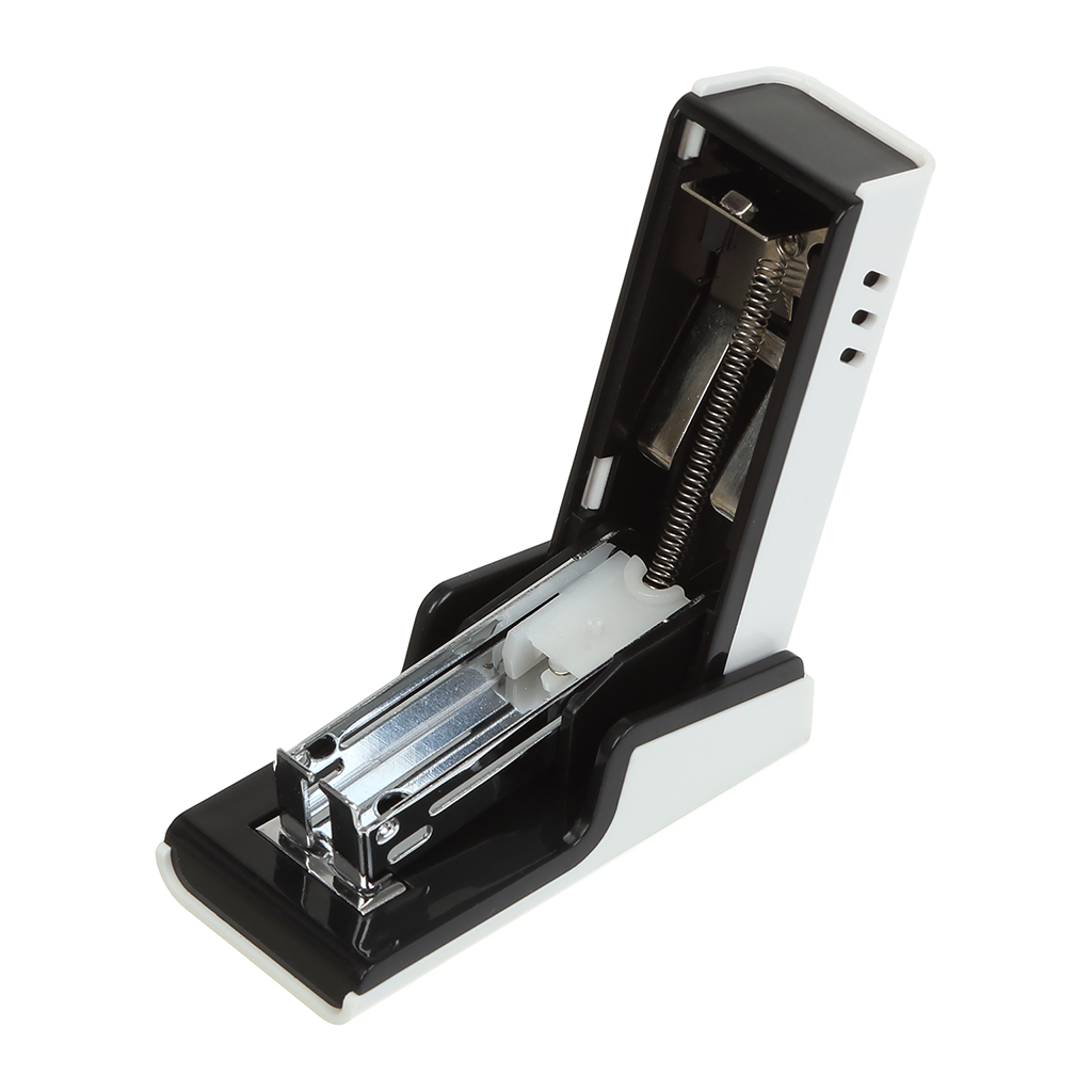 Степлер Buromax пластиковий МІНІ, 20 аркушів, (скоби №24; 26), 67,4 х 32,2 х 43,1 мм, білий (BM.4218-12) - зображення 3