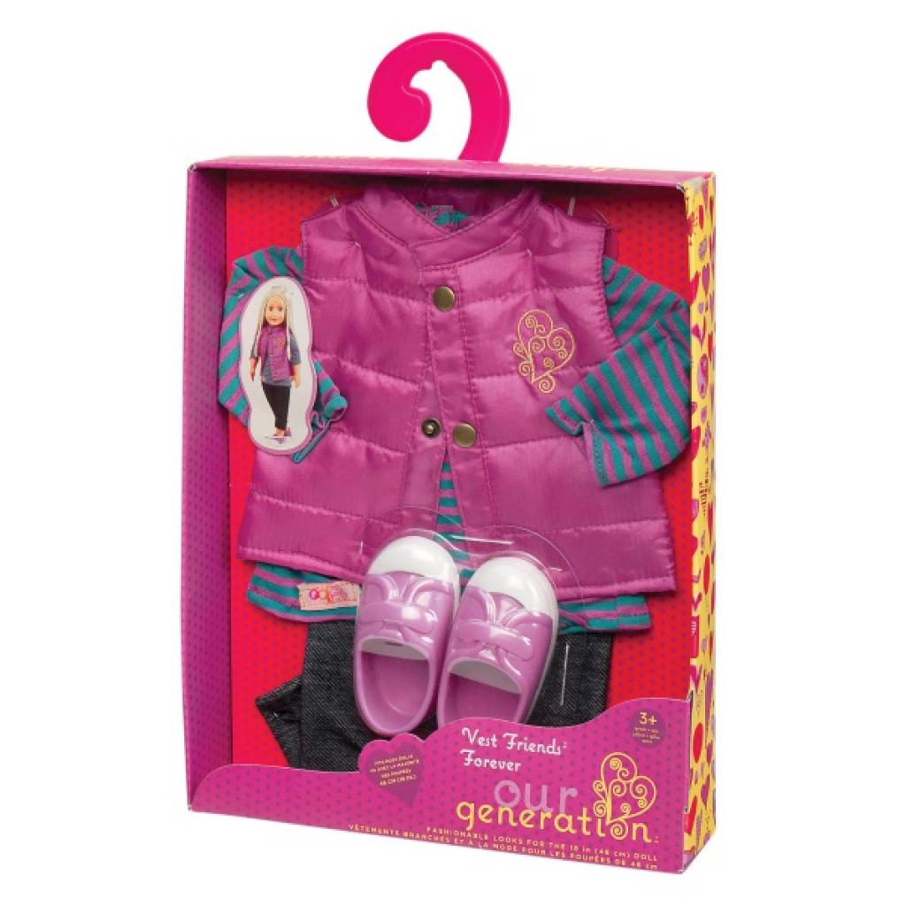 Аксесуар до ляльки Our Generation Пухнастий жилет (BD30018Z) - зображення 2