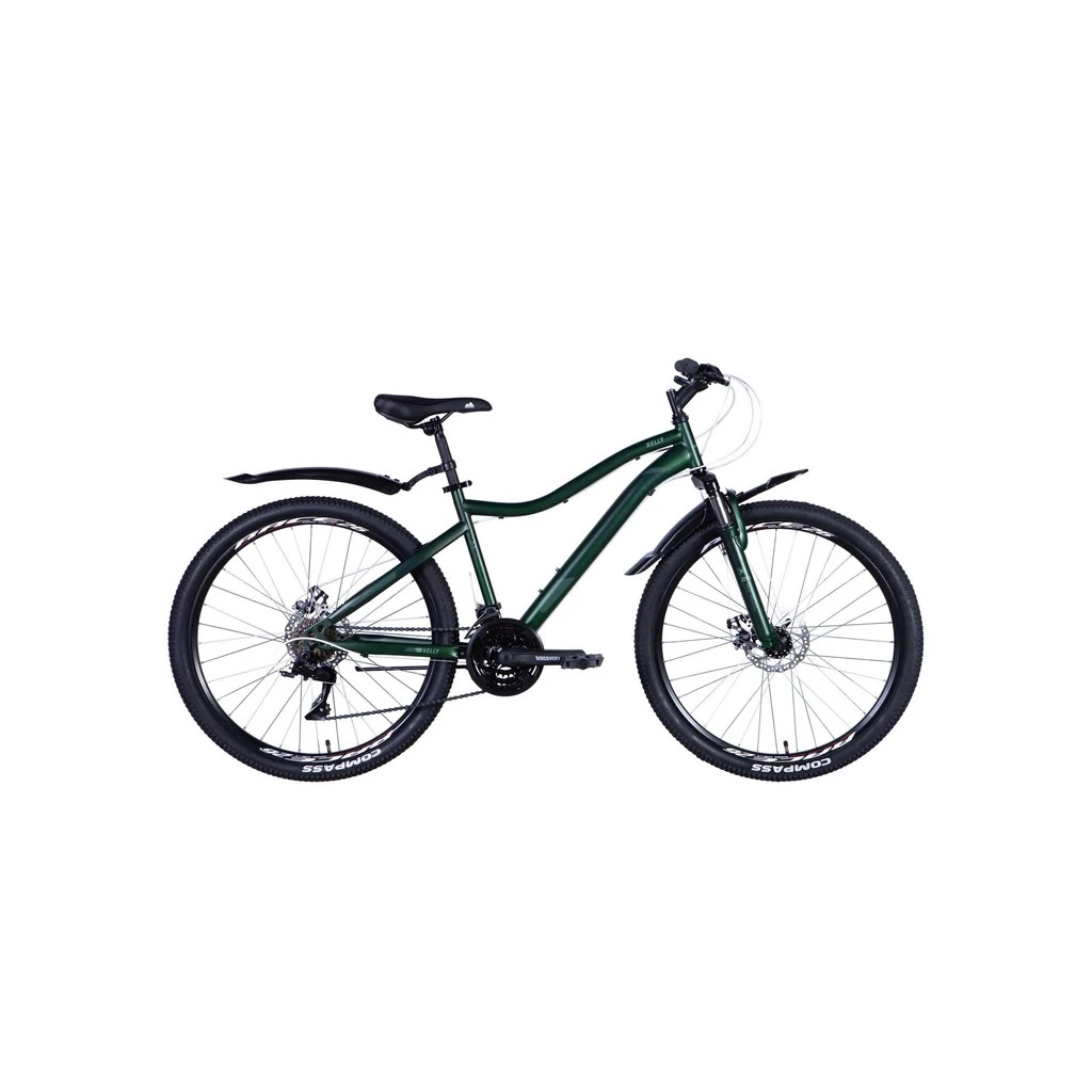 Велосипед Discovery Kelly AM DD 26" 16" ST 2024 Зелений (OPS-DIS-26-582) - зображення 1