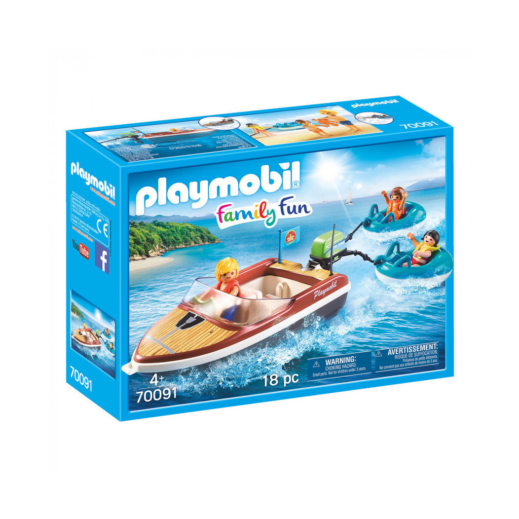 Конструктор Playmobil Моторний човен із плюшками (6336642) - зображення 1