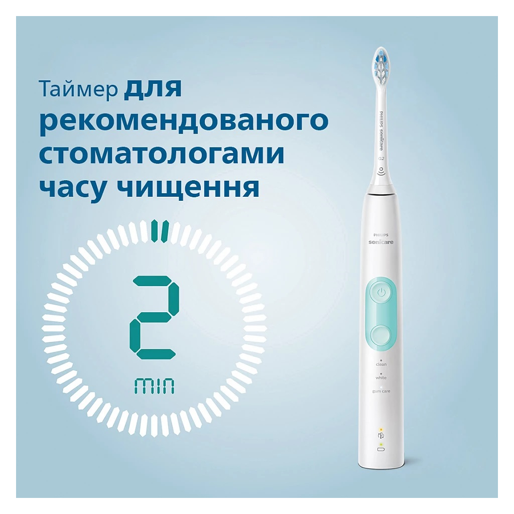 Електрична зубна щітка Philips HX6857/28 - зображення 5