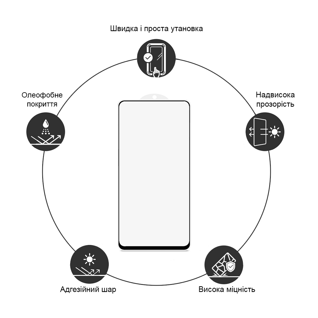 Плівка захисна Drobak Ceramics Samsung Galaxy S24 FE (383805) - зображення 3