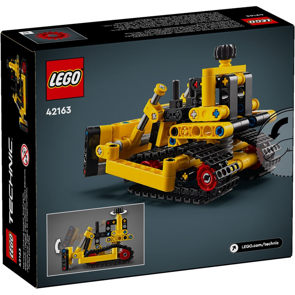 Конструктор LEGO Technic Надпотужний бульдозер 195 деталей (42163) - зображення 6