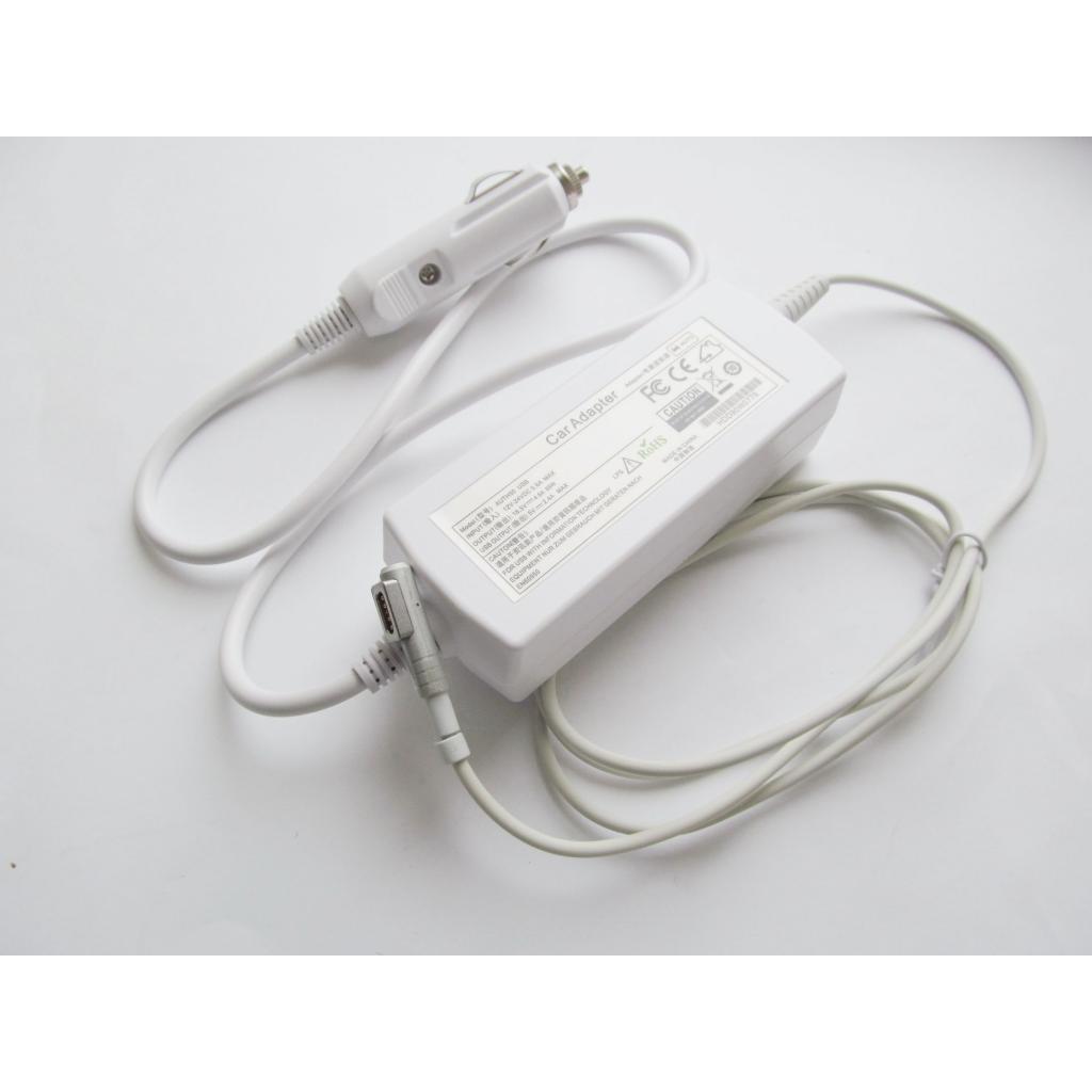 Блок живлення до ноутбуку AlSoft [car 12В-24В] Apple 85W 18.5V, 4.6A, MagSafe + 2*USB (A40291) - зображення 2