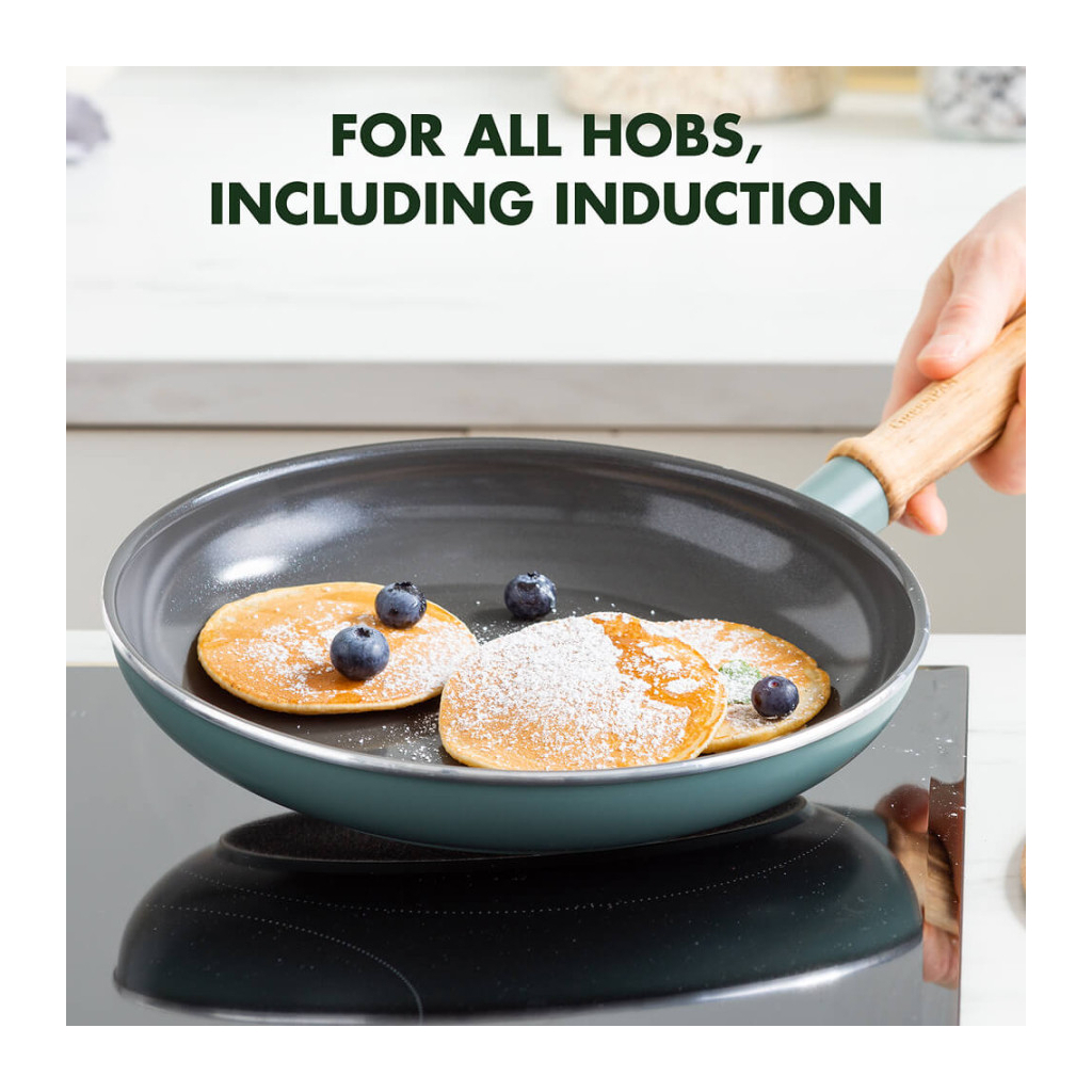 Сковорода GreenPan Mayflower, 20 см з керамічним покриттям, блакитна (CC001667-001) - зображення 4