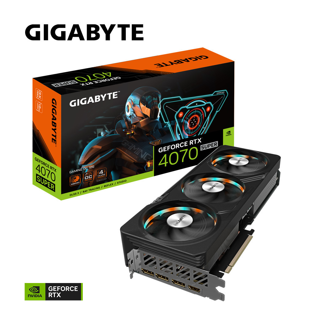 Відеокарта GIGABYTE GeForce RTX4070 SUPER 12Gb GAMING OC (GV-N407SGAMING OC-12GD) - зображення 6