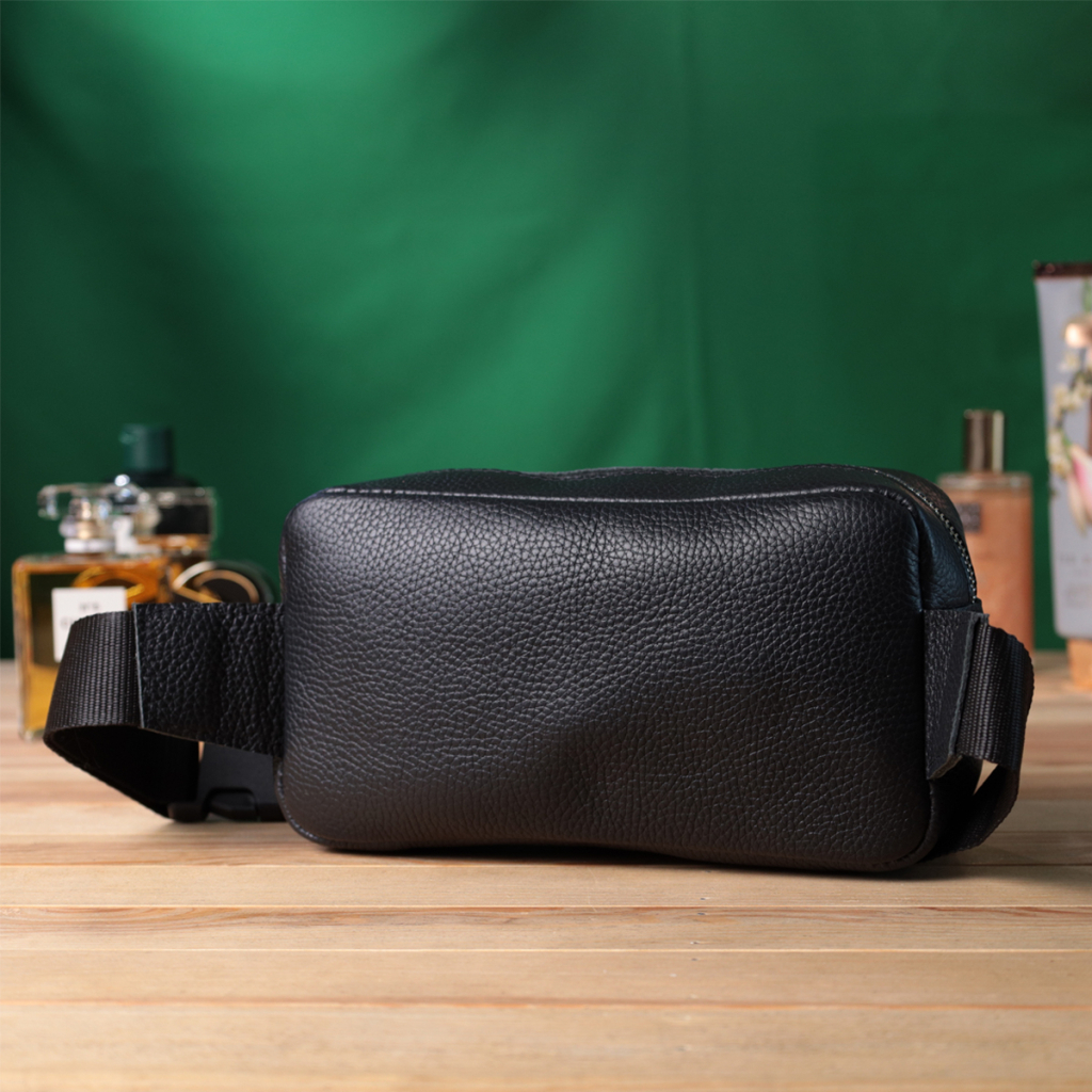 Сумка Shvigel З натуральної шкіри Чорна (22826) - зображення 10