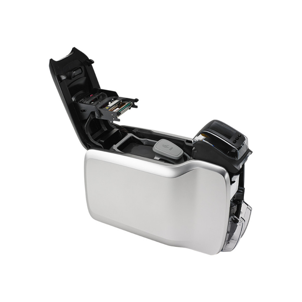 Принтер пластикових карт Zebra ZC300, Single Sided, USB, Ethernet, CardStudio, 200 cards, YMCKO ribbon (ZC31-000CQ00EM00) - зображення 5