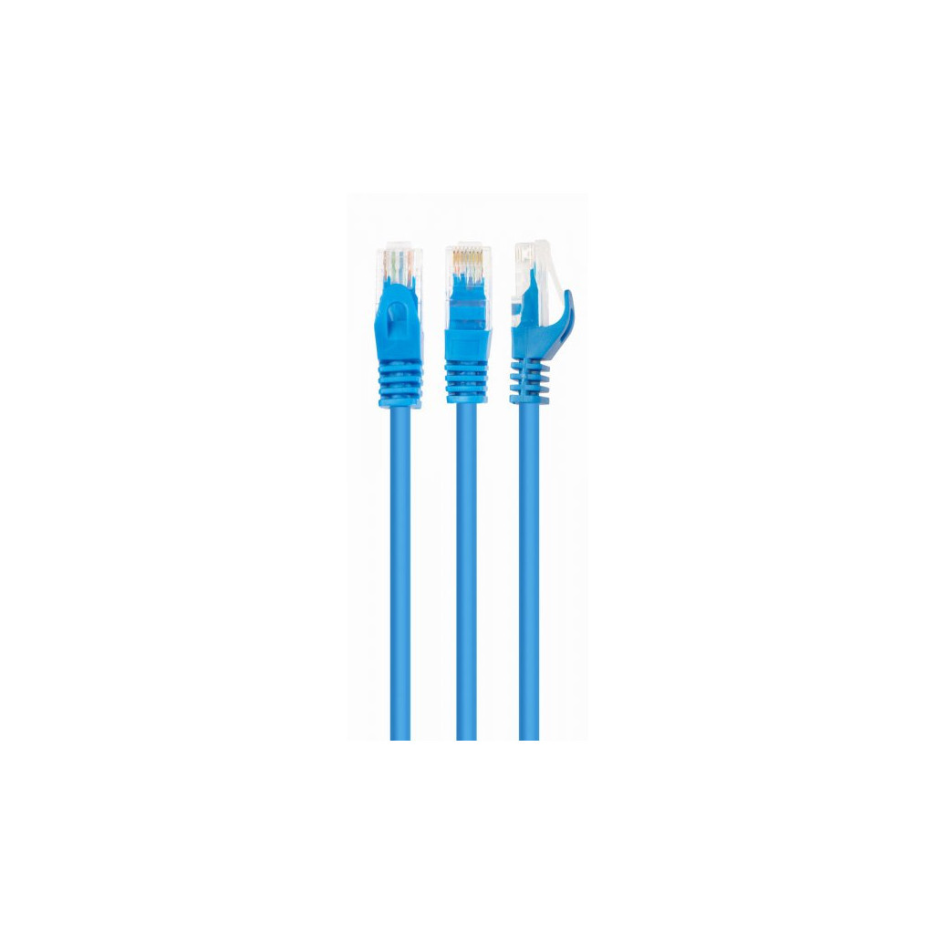 Патч-корд Cablexpert 1.5м UTP cat 6 CCA blue (PP6U-1.5M/B) - изображение 1