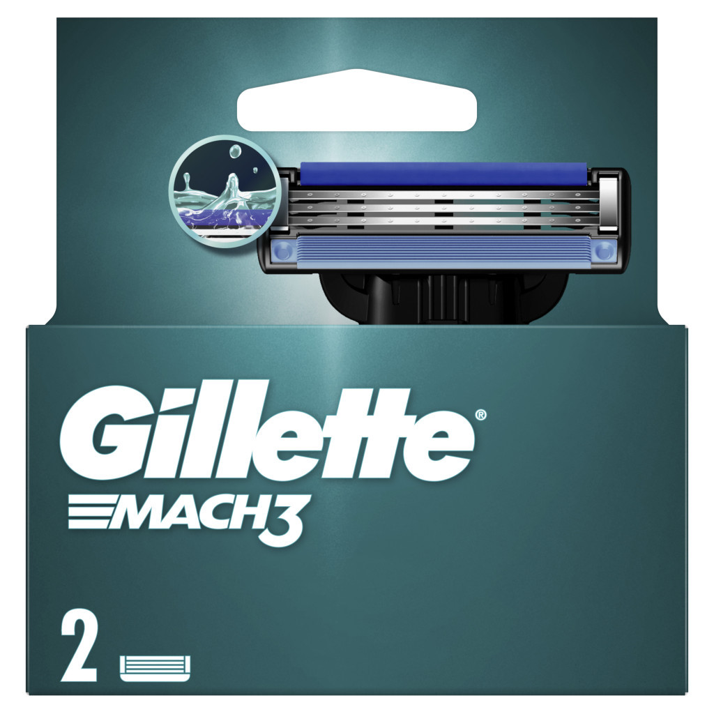 Змінні касети Gillette Mach3 2 шт. (3014260251970) - изображение 2