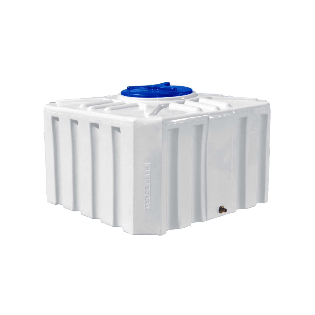Ємність для води Рото Європласт квадратна харчова 500 л куб біла (19) - зображення 1